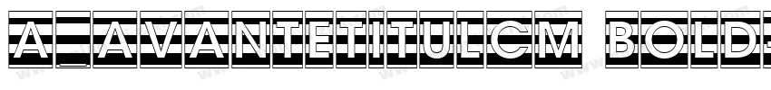 a_AvanteTitulCm Bold字体转换